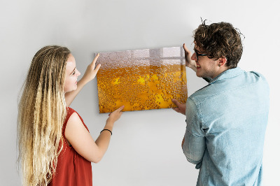 Beschreibbare magnettafel Bier