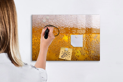 Beschreibbare magnettafel Bier