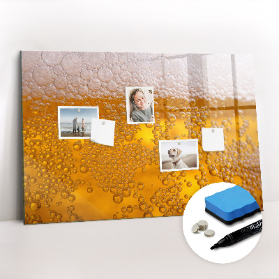 Beschreibbare magnettafel Bier