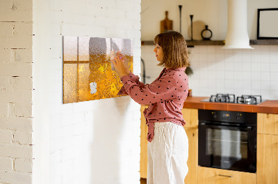 Beschreibbare magnettafel Bier