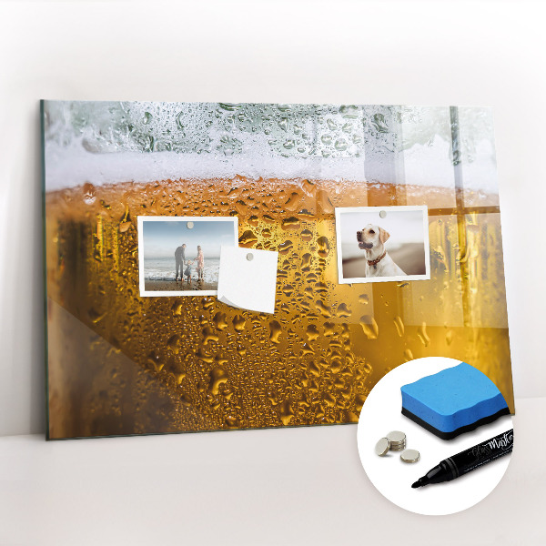 Beschreibbare magnettafel Ein Krug Bier