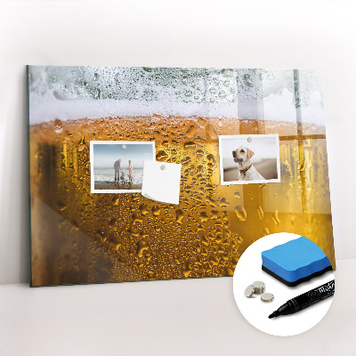 Beschreibbare magnettafel Ein Krug Bier