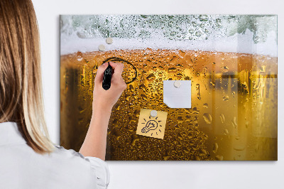 Magnetische Schreibtafel Ein Krug Bier