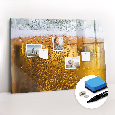 Beschreibbare magnettafel Ein Krug Bier