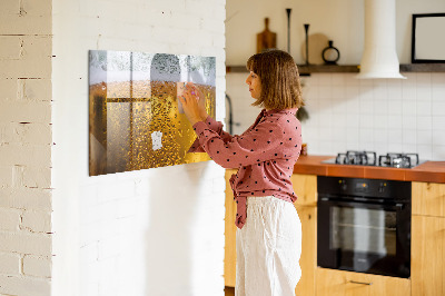 Beschreibbare magnettafel Ein Krug Bier