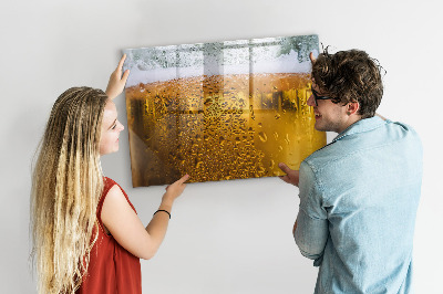 Beschreibbare magnettafel Ein Krug Bier