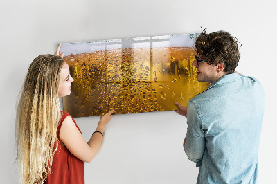 Beschreibbare magnettafel Ein Krug Bier