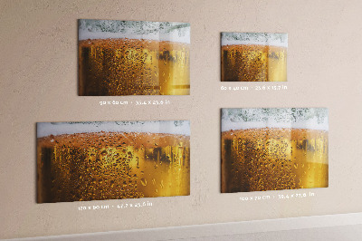 Beschreibbare magnettafel Ein Krug Bier