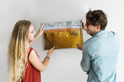 Beschreibbare magnettafel Ein Krug Bier