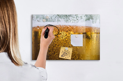 Beschreibbare magnettafel Ein Krug Bier