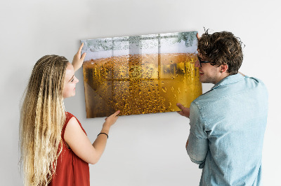 Beschreibbare magnettafel Ein Krug Bier