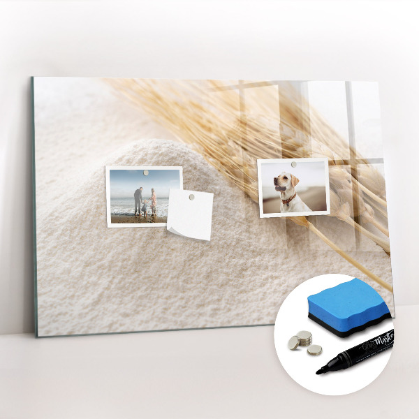 Beschreibbare magnettafel küche Mehl