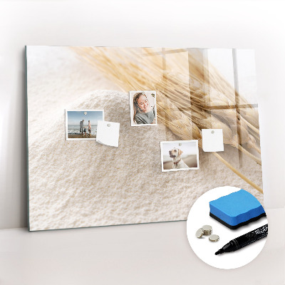Beschreibbare magnettafel küche Mehl