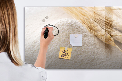 Beschreibbare magnettafel küche Mehl