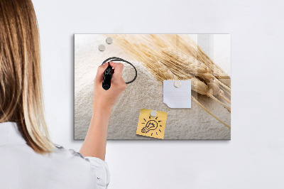 Beschreibbare magnettafel küche Mehl