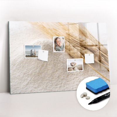 Beschreibbare magnettafel küche Mehl