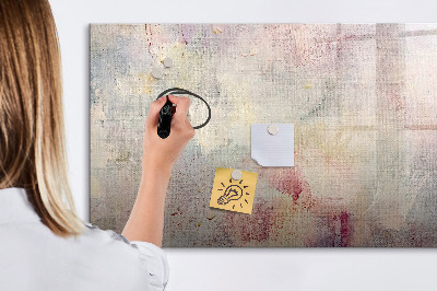 Beschreibbare magnettafel Gemalte Abstraktion