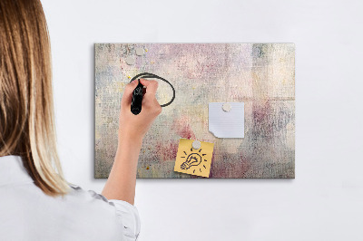 Beschreibbare magnettafel Gemalte Abstraktion