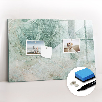 Beschreibbare magnettafel küche Marmoroberfläche