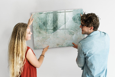 Beschreibbare magnettafel küche Marmoroberfläche