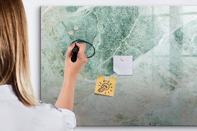 Beschreibbare magnettafel küche Marmoroberfläche