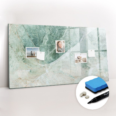 Beschreibbare magnettafel küche Marmoroberfläche