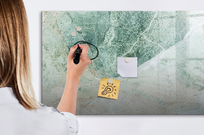 Beschreibbare magnettafel küche Marmoroberfläche