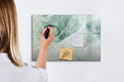Beschreibbare magnettafel küche Marmoroberfläche