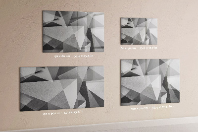 Beschreibbare magnettafel küche 3D-Abstraktion