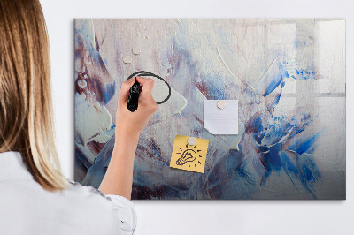 Beschreibbare magnettafel küche Pinselbewegungen