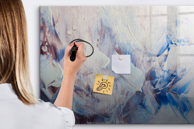 Beschreibbare magnettafel küche Pinselbewegungen