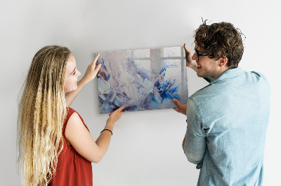 Beschreibbare magnettafel küche Pinselbewegungen