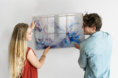 Beschreibbare magnettafel küche Pinselbewegungen