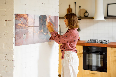 Beschreibbare magnettafel Dekorativer Marmor