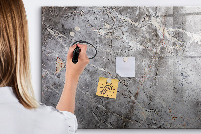 Beschreibbare magnettafel Marmormuster
