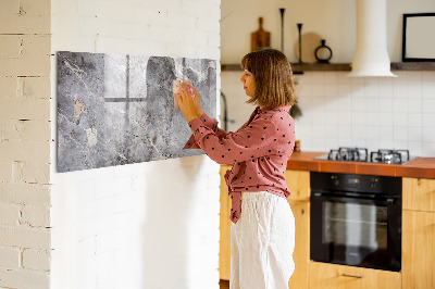 Beschreibbare magnettafel Marmormuster