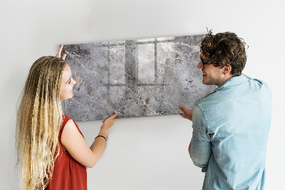 Beschreibbare magnettafel Marmormuster