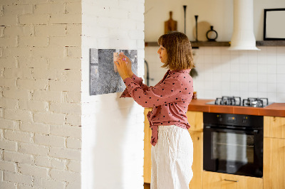 Beschreibbare magnettafel Marmormuster