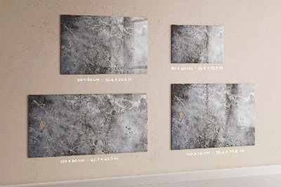 Beschreibbare magnettafel Marmormuster