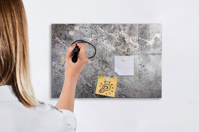 Beschreibbare magnettafel Marmormuster