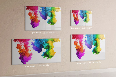 Magnettafel mit Marker Ein Regenbogen aus Farben