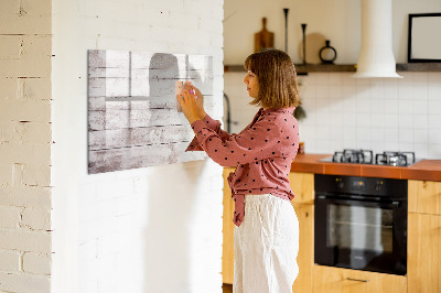 Magnetische Schreibtafel Holzbrettmuster