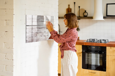 Magnetische Schreibtafel Holzbrettmuster