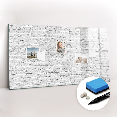 Beschreibbare magnettafel Ziegelmauer