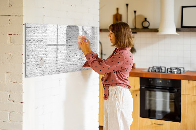 Magnetische Schreibtafel Ziegelmauer