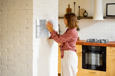 Beschreibbare magnettafel Ziegelmauer