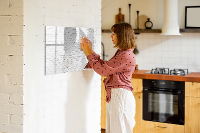 Magnetische Schreibtafel Ziegelmauer