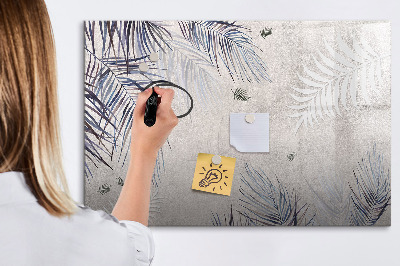 Beschreibbare magnettafel Palmblatt