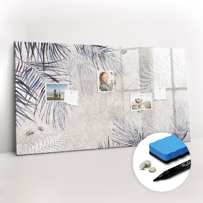 Beschreibbare magnettafel Palmblatt