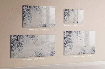 Beschreibbare magnettafel Palmblatt